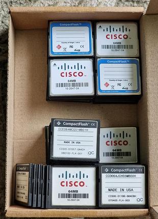 Карта памяти 64 мб (не гб) cisco usa 1.18-6.20/4.12-10.8 compactflash cf