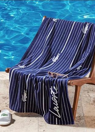 Веломкмей пляжное полотенце lacoste оригинал