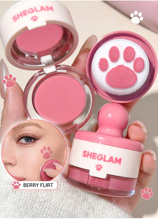 Румяна-штамп для лица sheglam cutie paw blush stamp - 030 berry flirt (6191-030)