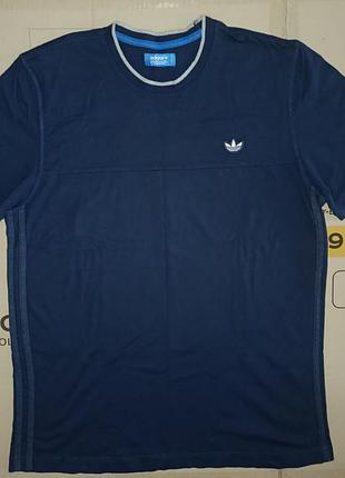 Adidas classic футболка лобовичья оригинал как новая,темно-синяя