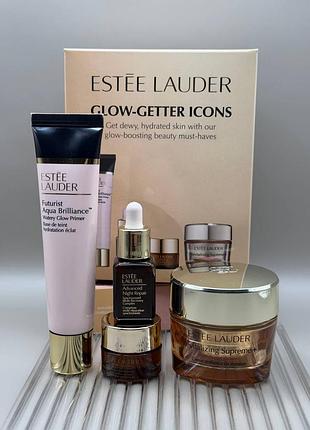 Набір estee lauder glow-getter icons advanced night repair + revitalizing supreme+