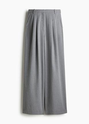 Сірі брюки палацо від h&m