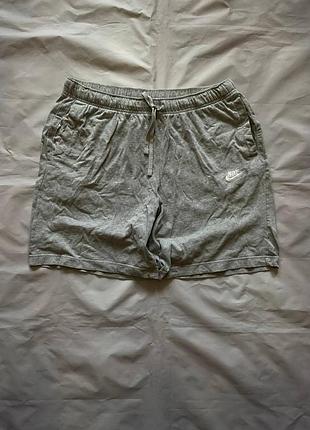Шорты серые базовые nike shorts