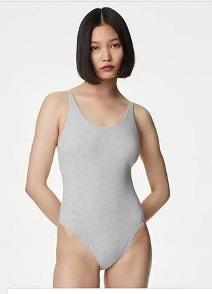 Базовий сірий боді комбідрес marks & spencer