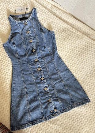 Джинсова сукня zara