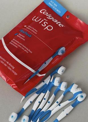Одноразові щітки  colgate wisp