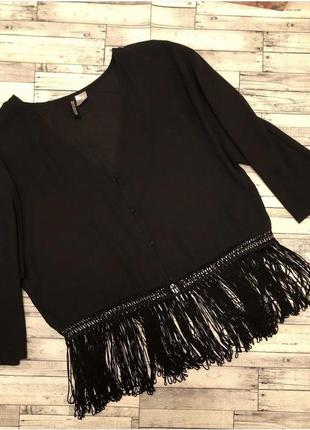 Блузка h&m с бахромой