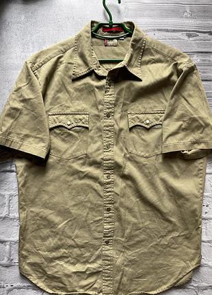 Чоловіча сорочка levi’s red tab,розмір l,100% котон