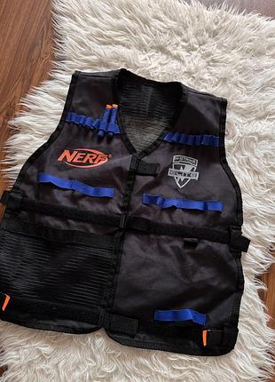 Дитячий ігровий жилет nerf для патронів та пістолетів для хлопчиків підлітків