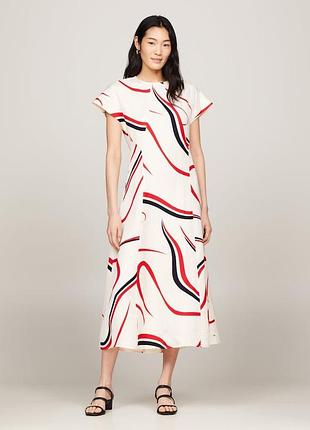 Сукня з льоном tommy hilfiger