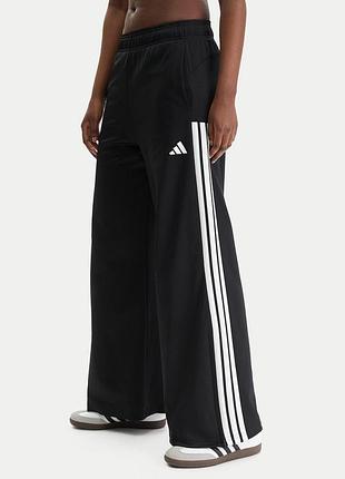 Жіночі широкі спортивні штани на блискавці adidas w her pt, чорні м