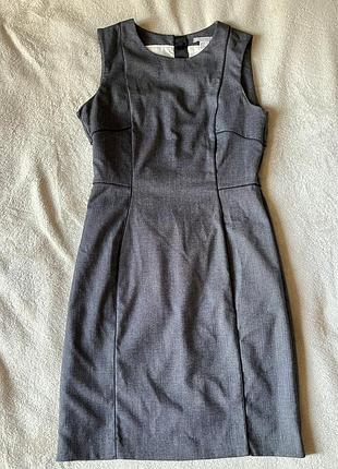Сукня-футляр h&m сіра, розмір m