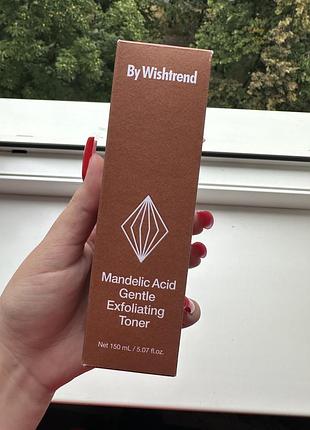 By wishtrend mandelic acid gentle exfoliating toner 150 мл | новий, запечатаний | оригінал