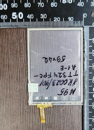 Сенсорное стекло китайский 059x042 p/n: tt324fpc-a1-e/qr4 0971s