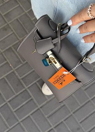 Сумка клатч hermes бежевий 5