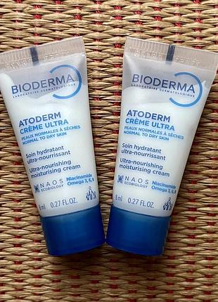 Bioderma atoderm cream ultra 💙 крем для сухой атопической и чувствительной кожи лица и тела, франция 🇫🇷