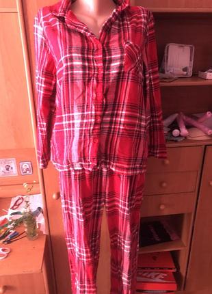 Пижама, байка, 100% коттон, размер xl. matalan.