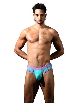 Яскраві чоловічі бріфи від бренду andrew christian bulge c-ring