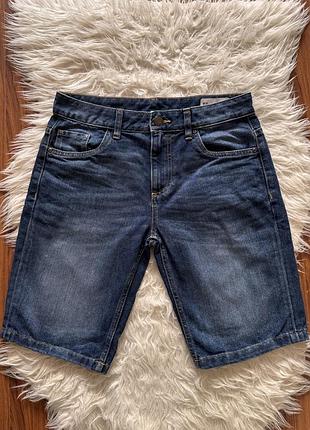 Темно сині чоловічі джинсові шорти рр 30 denim co