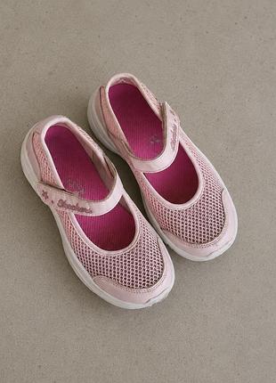 Легкі черевики мокасини для дівчинки skechers, 18 см , 28 розмір , рожеві