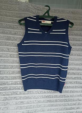 Трикотажный жилет levi's vintage размер м