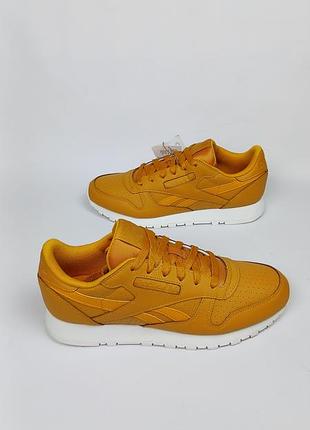 Женские кроссовки reebok classic leather orange 41р оригинал