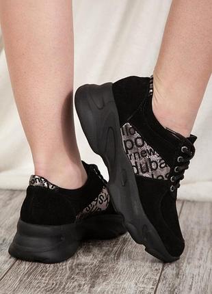 Кросівки жіночі fashion hardy 2978 37 розмір 24 см чорний