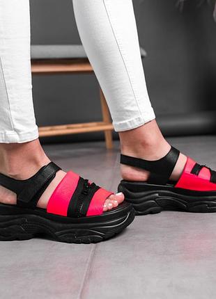 Женские сандалии fashion gabby 3062 38 размер 24 см черный