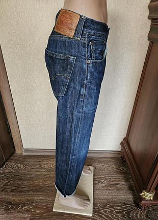 Джинси levi's 501 selvedge premium / vintage clothing (w33) укорочені / cropped