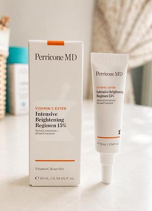 Perricone md vitamin c ester intensive brightening regimen 15%, 10 мл — новый, оригинал