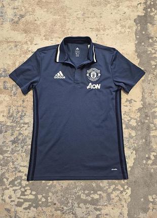 Футболка футбольная поло manchester united
