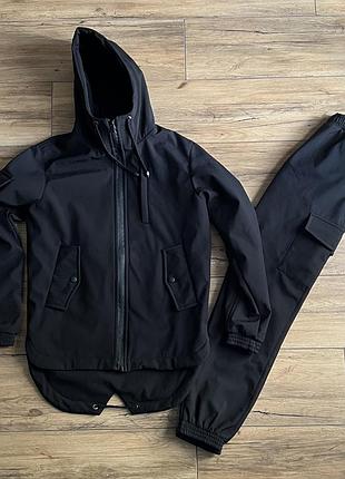 Костюм чоловічий softshell теплий на флісі розмір s