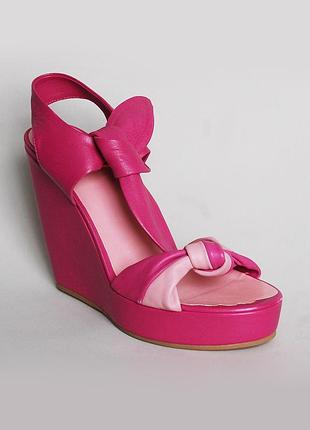Босоніжки жіночі moschino love (ja1603ci0p la160b), росзмір 40, рожевий колір, натуральна шкіра, made in italy