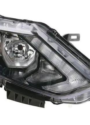 Фара передняя nissan qashqai 2014-2017/nissan rogue sport 2017-2019, правая, электрическая регулировка, без ламп (h11/h7/wy21),