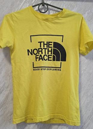 Футболка чоловіча the north face жовта