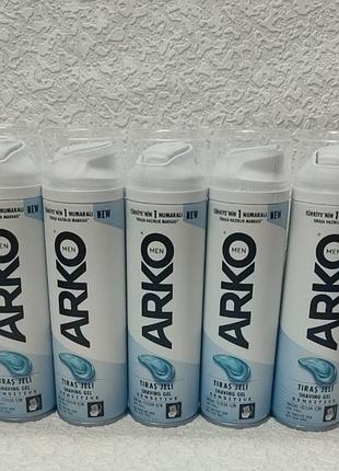 Гель для бритья arko shaving gel sensitive мужской, 200 мл