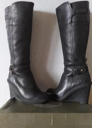 Классические кожаные сапоги р.36