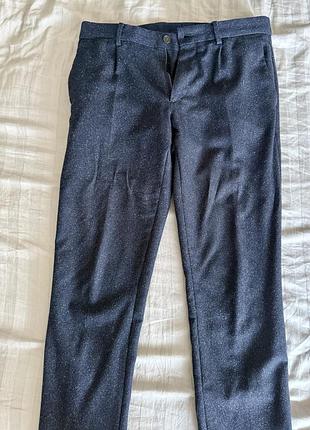 Штани tommy hilfiger denton chino stretch straight fit, вовна, оригінал