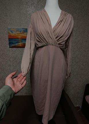 Платье max mara с шелковым верхом