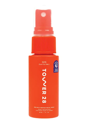 Успокаивающий спрей для лица tower 28 beauty sos day rescue facial spray with hypochlorous acid, 60 мл