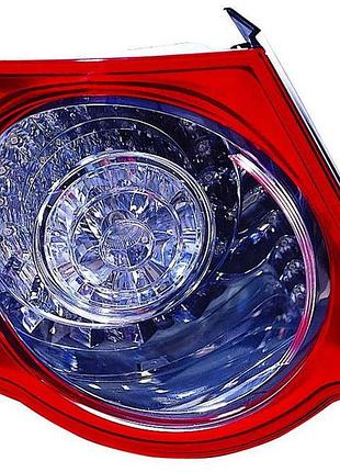 Фонарь задний volkswagen jetta 2005-2011, левый, наружный led, depo, 441-1985l-ae