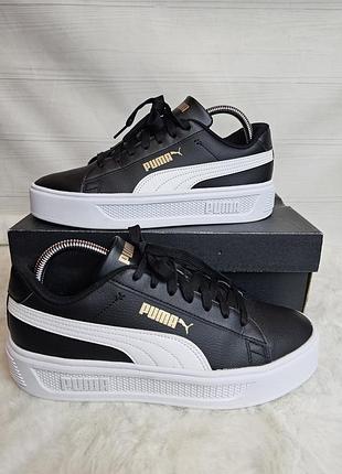 Шкіряні кросівки puma platform 40.5 розмір