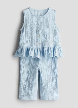 Костюм блакитний для дівчинки h&m