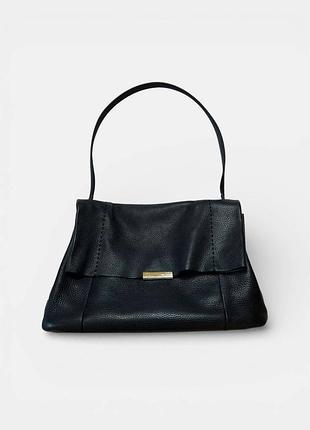 Шкіряна сумка-тоут ted baker