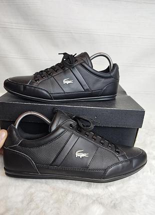 Кожаные кроссовки lacoste 40.5 размер