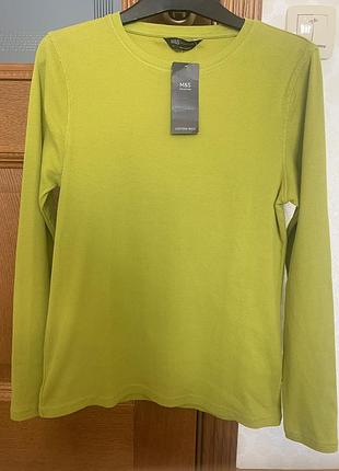 Лонгслів в рубчик marks&spencer, 14 р.