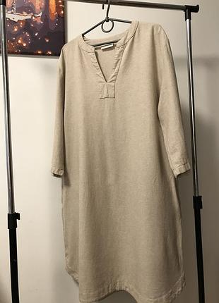 Стильна лляна сукня