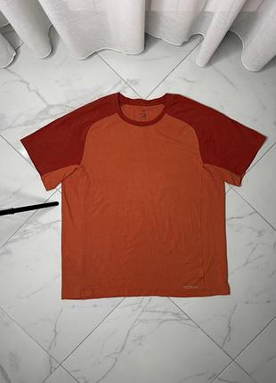 Двоколірна футболка arc'teryx raglan tee (l/xl) оригінал бавовна