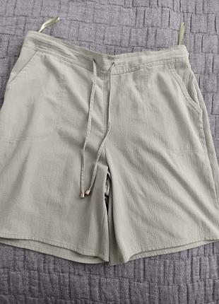 Женские легкие коттоновые шорты l -xl