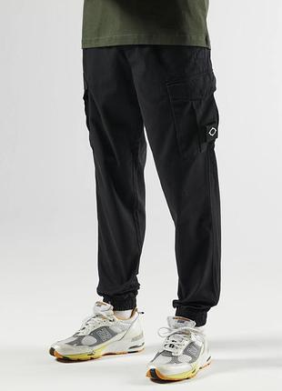 Штани ma.strum pd elasticated pants black | оригінал